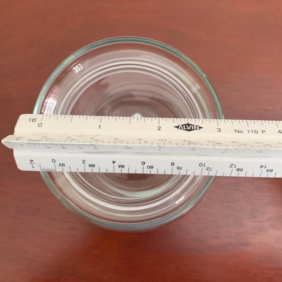 New!  Clear Glass Vase 7" High - Picture 4 of 6